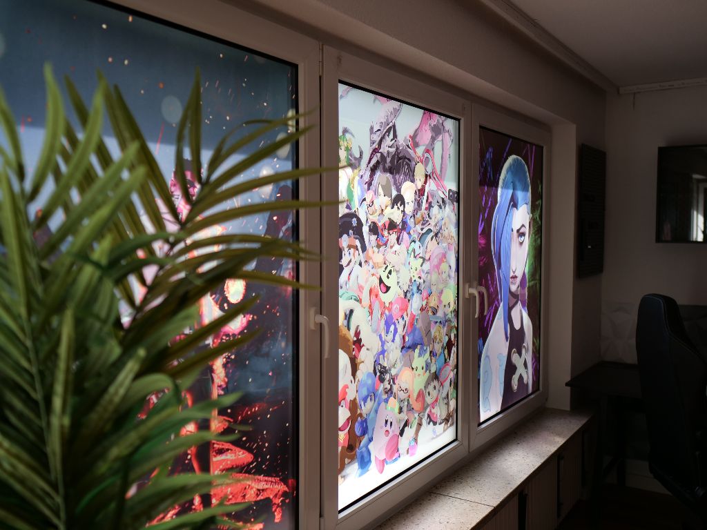 Window art close-up